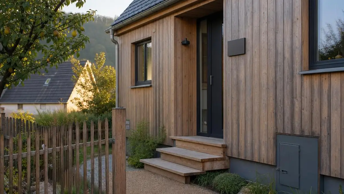 Tiny House Erstwohnsitz mit erschlossenem Gartenweg in Sachsen