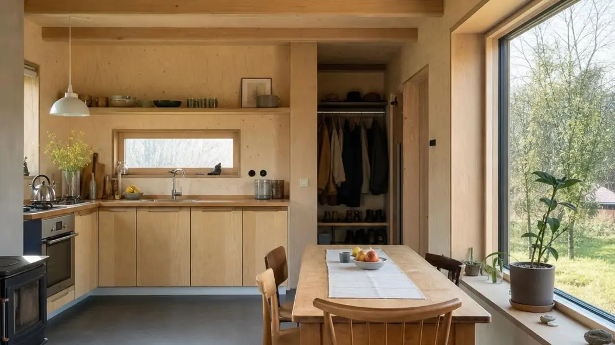 Tiny House Erstwohnsitz mit kompakter Küche nahe Hannover