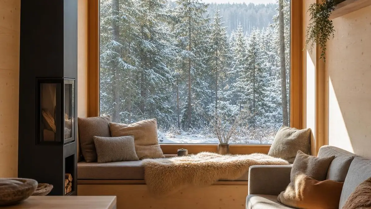 Tiny House ganzjährig bewohnbar mit warmem Wohnraum im Schwarzwald
