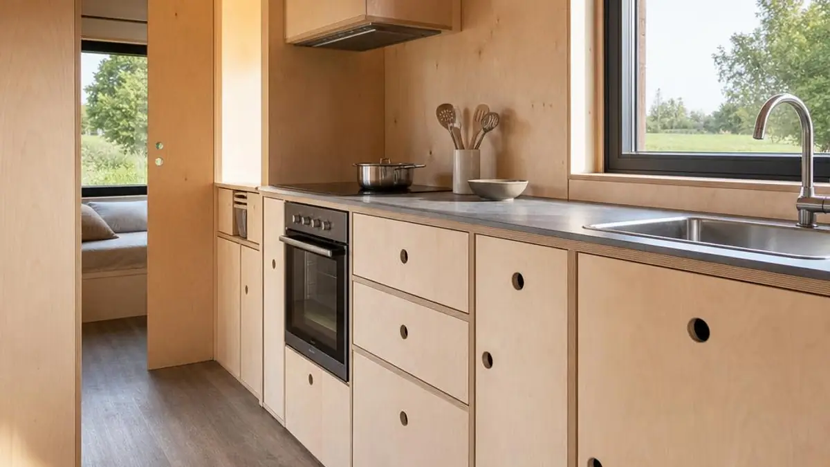 Tiny House Preise Kosten mit kompakter Küche in Thüringen